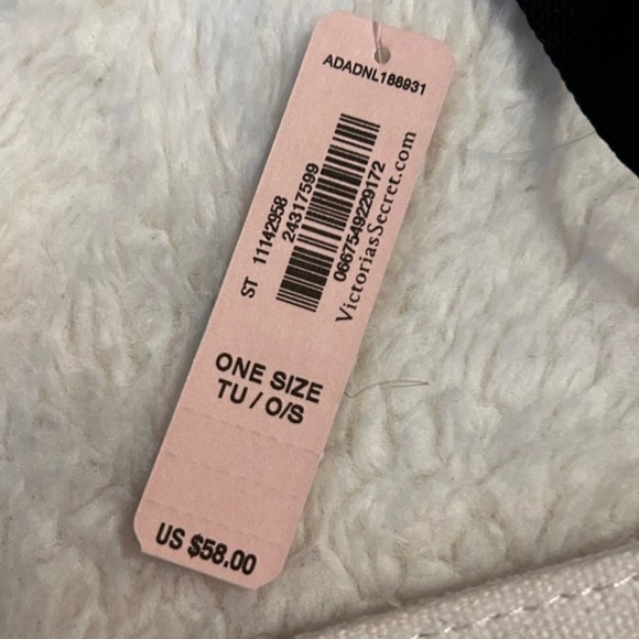 Victoria's Secret Canvas Tote Bag Set - Beige and Pink - Picture 8 of 15